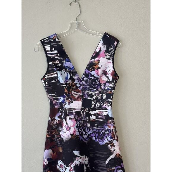 Clover Canyon Dress Size Small Sleeveless V Neck Poetic Petals Fit & Flare - Picture 4 of 8